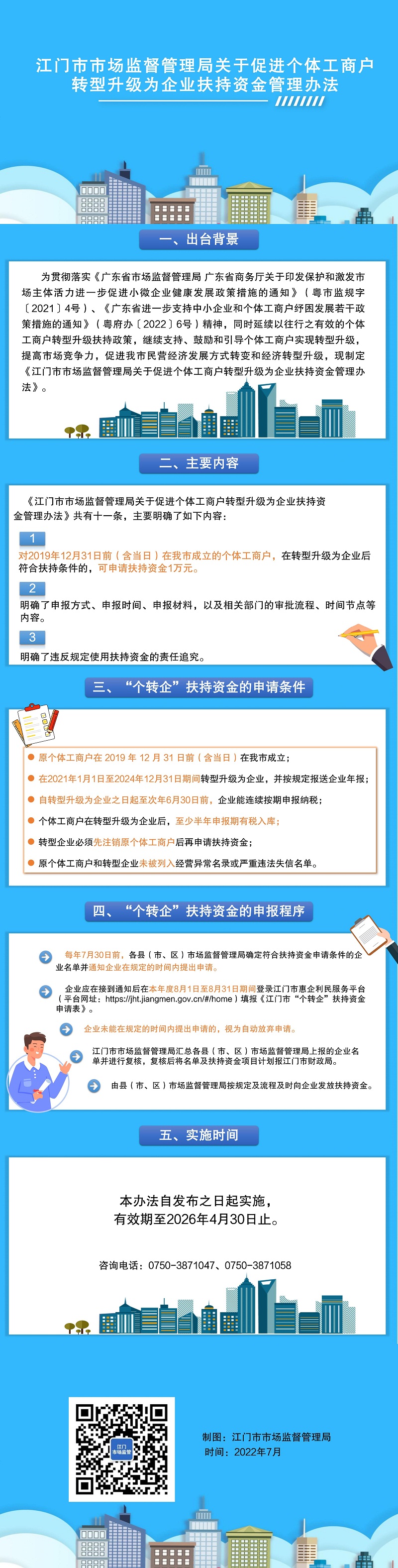 江门市市场监督管理局关于促进个体工商户转型升级为企业扶持资金管理办法（政策图解）.jpg