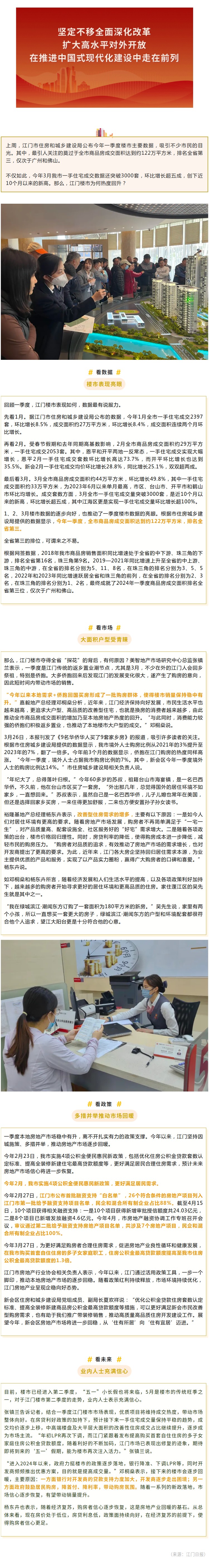 一季度商品房成交面积位居全省第三！江门楼市为何夺得全省“探花”？.jpg