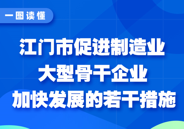 图解：江门市促进制造业大型骨干企业加快发展的若干措施