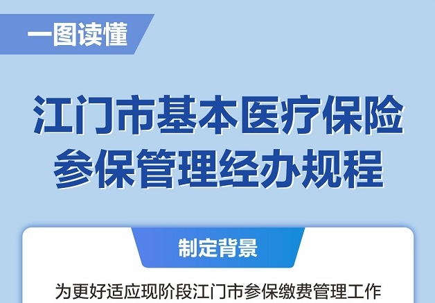 图解：江门市基本医疗保险参保管理经办规程